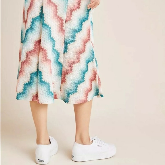 NWT Anthropologie Maria Chevron Sweater Skirt - Picture 4 of 6